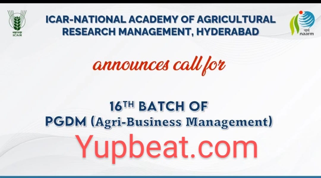 Admissions Open For NAARM's PGDM In Agri Biz Management