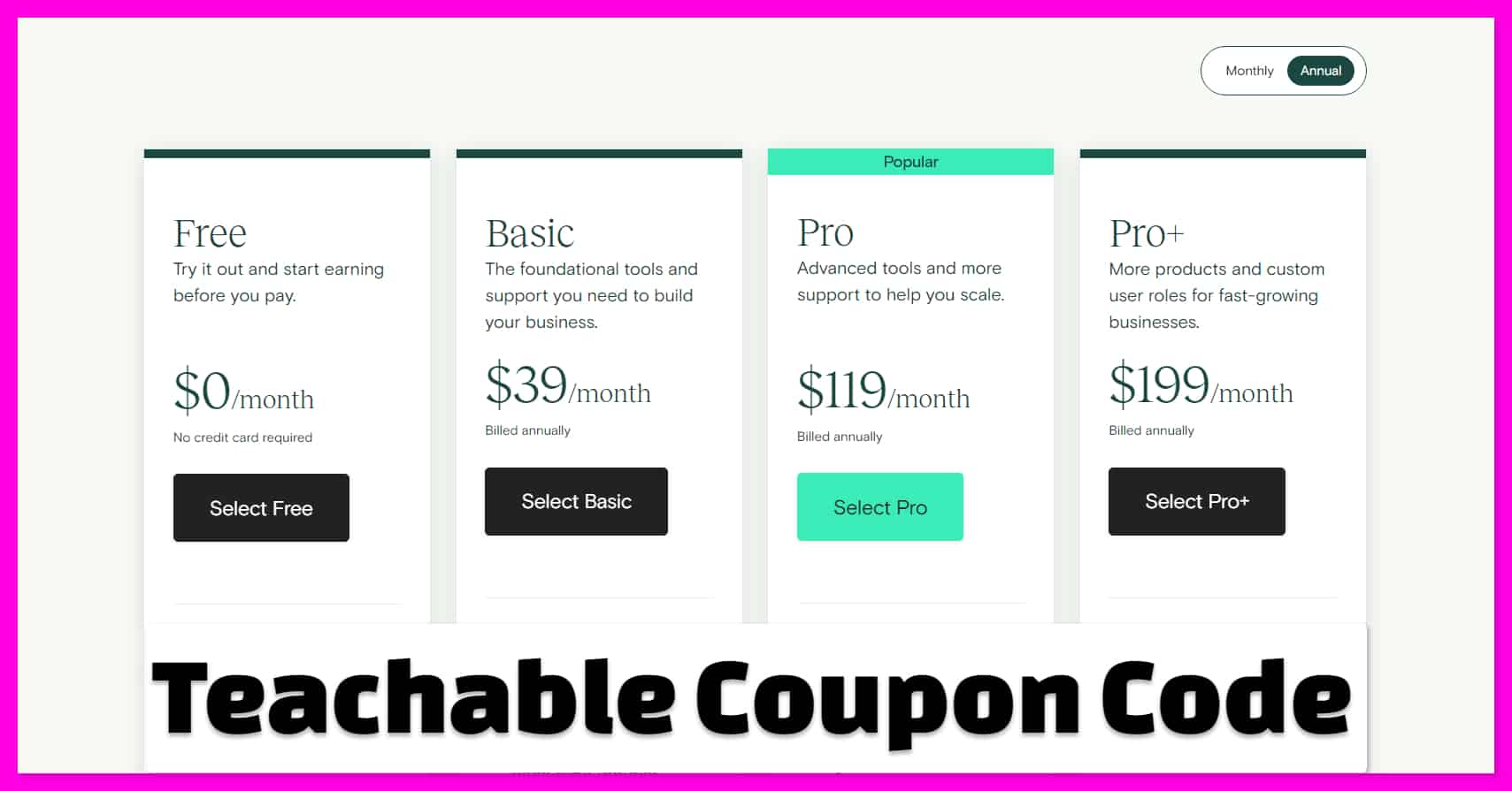 Teachable Discount Coupon