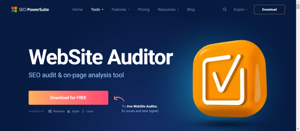 website auditor tool